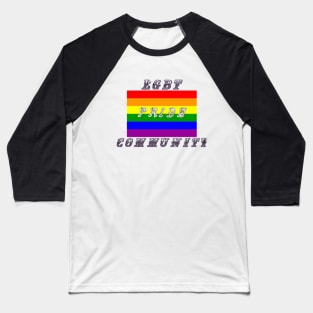 LGBT Community Baseball T-Shirt